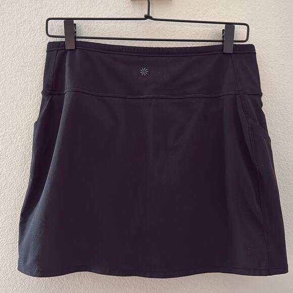 Athleta Black Action Skort in Dobby Black 14.5” Womens Size Small - Picture 7 of 8